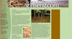 Desktop Screenshot of ginseng.com